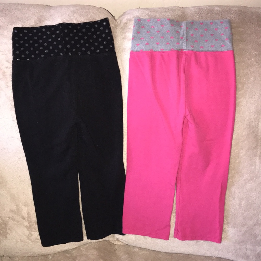 Garanimals 3T leggings bundle 💕 black and pink - Picture 2 of 3